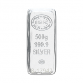 500 gr İAR Külçe Gümüş