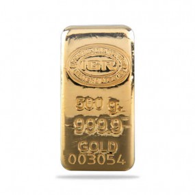500 gr 24 Ayar 999.9 İAR Saf Külçe Altın