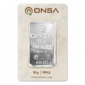 50 gr Altınbaş Onsa Külçe Gümüş 50 gr Altınbaş Onsa Külçe Gümüş
